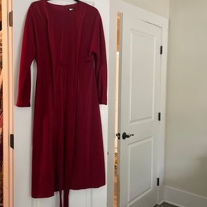 Alexia admor red wine midi dress